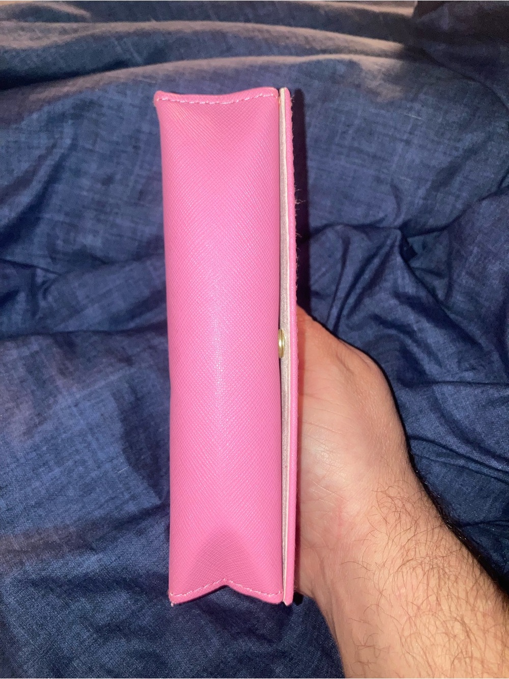 Isaac Mizrahi Pink Saffiano Sunglasses Case - Picture 3 of 6